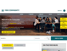 Tablet Screenshot of forums.fido.ca